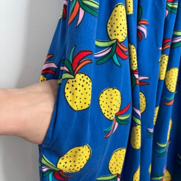Hanna Andersson Dress 10 Chasing Summer Sundress Pineapple Pockets School Play - Picture 3 of 8